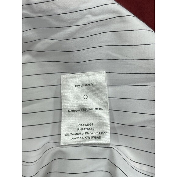 Anthropologie Dolan Boyfriend Blazer Red Left Coast Faux Suede Preppy Medium NWT - Picture 8 of 9